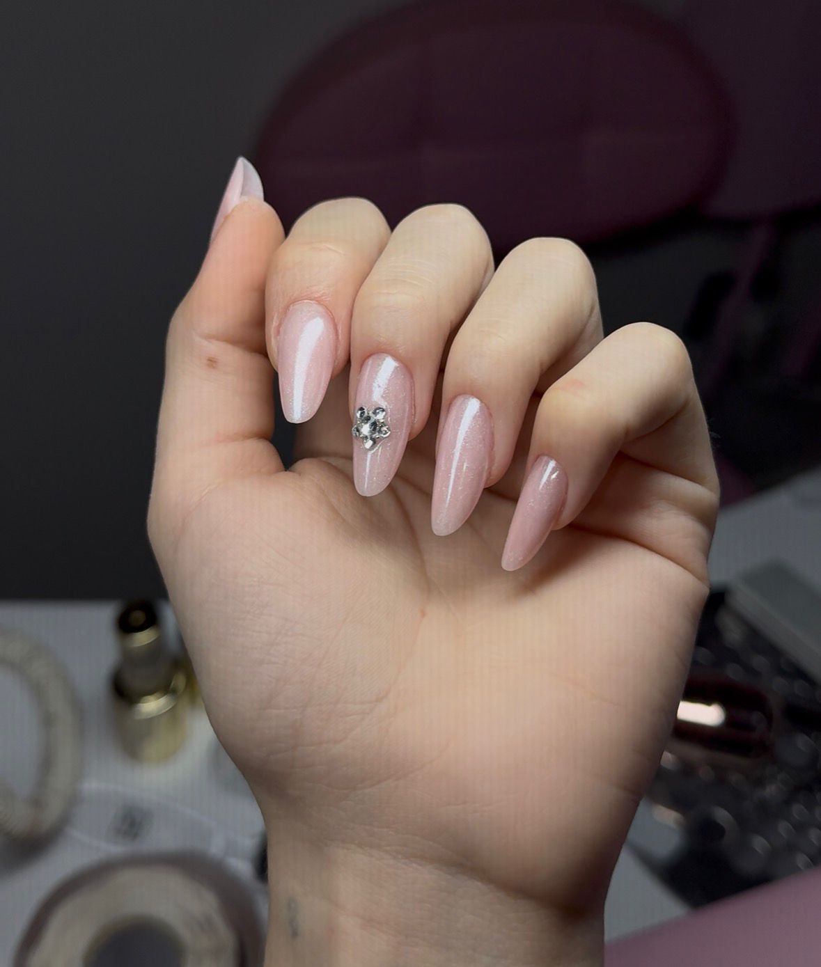 Crystal Glamour nail design 6